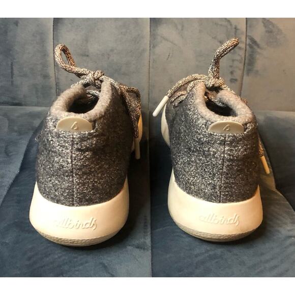 Allbirds Women's Wool Runner-up Mizzles Charcoal Gray Merino Wool US Size 8 - Picture 5 of 8